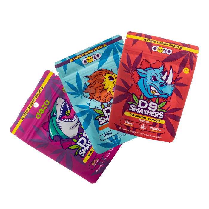 Dozo D9 Smasher Gummies 1000mg Default