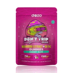 dozo magic mushroom don't trip gummies +d9 thc cherry mars
