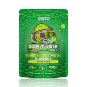 dozo magic mushroom don't trip gummies +d9 thc grape orb