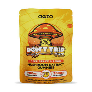 dozo magic mushroom don't trip gummies 3500mg deep space mango