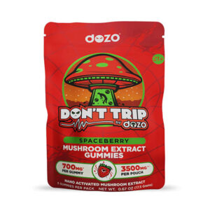 dozo magic mushroom don't trip gummies 3500 mg new + thcp space berry